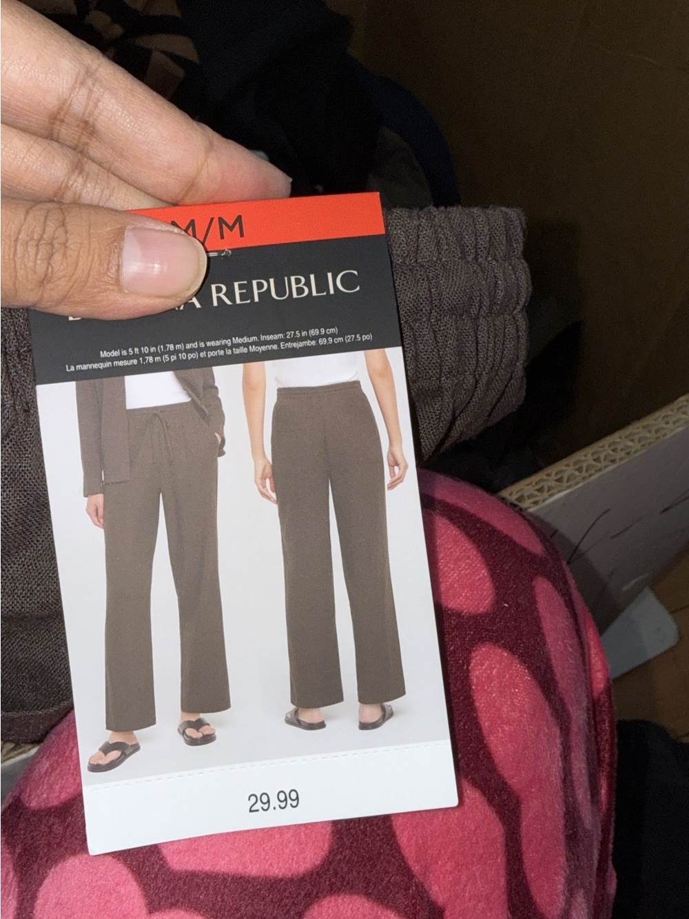 Banana Republic Brown Wide-Leg Women's Pants